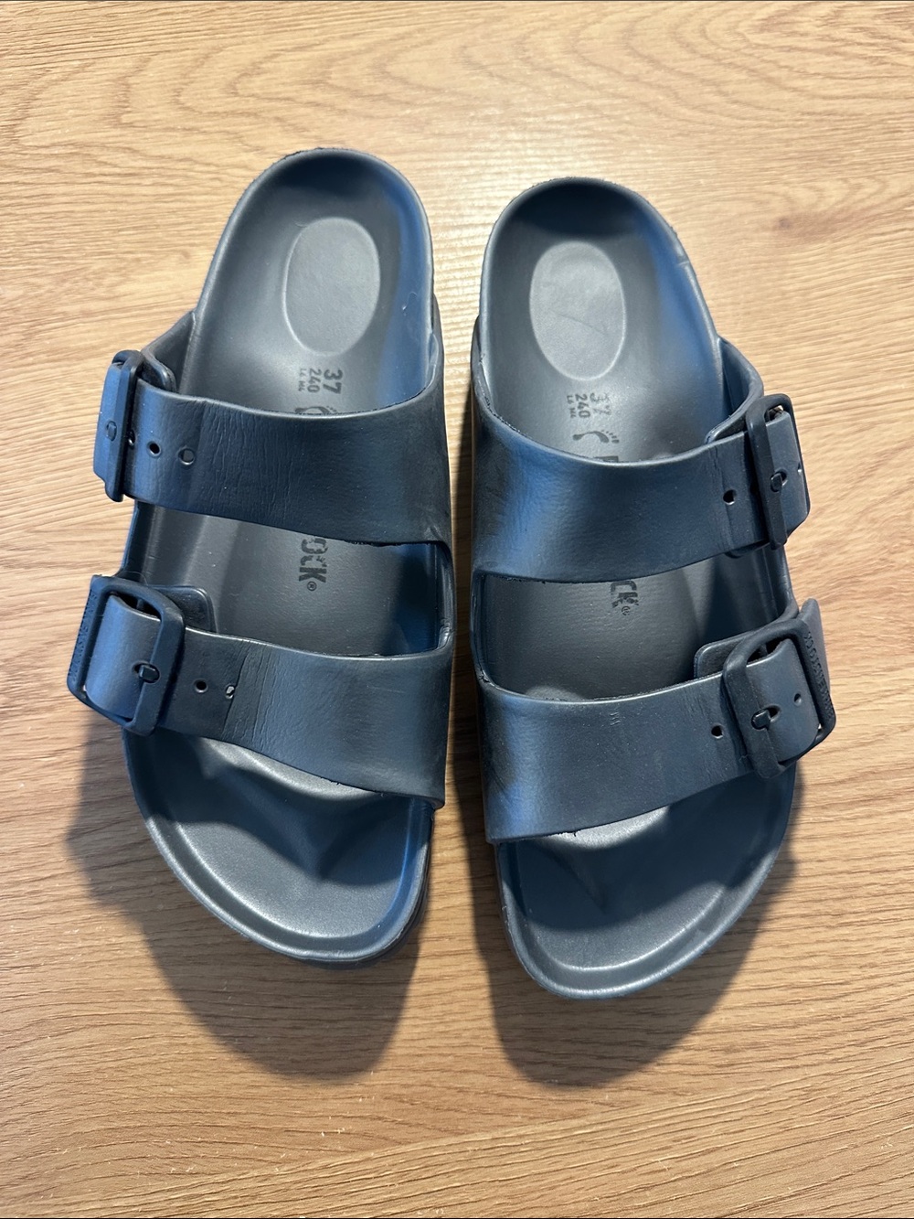 Birkenstock Black Buckle Sandals EU 37